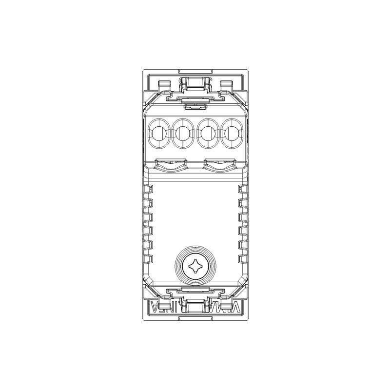 Vimar - LINEA, 230 V 50-60 Hz bell/buzzer, 1M, Black - Image 3