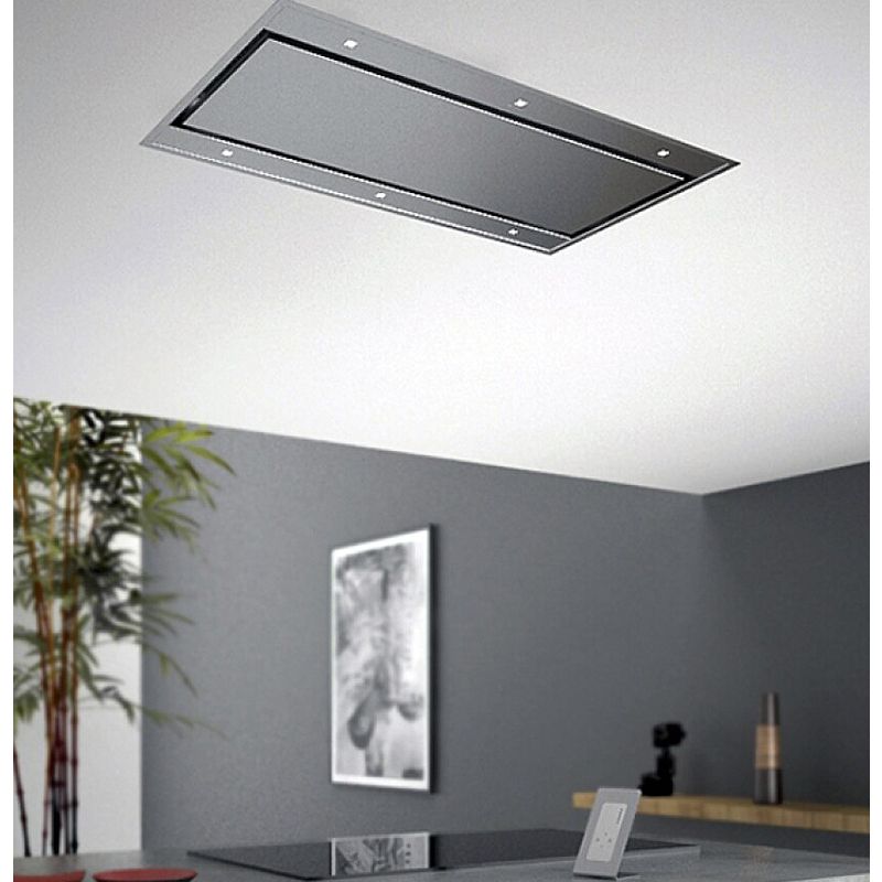 Line-Up 87 Inox Ceiling Hood 87 Cm - Engine 886 M3 / H - Stainless Steel - Image 2