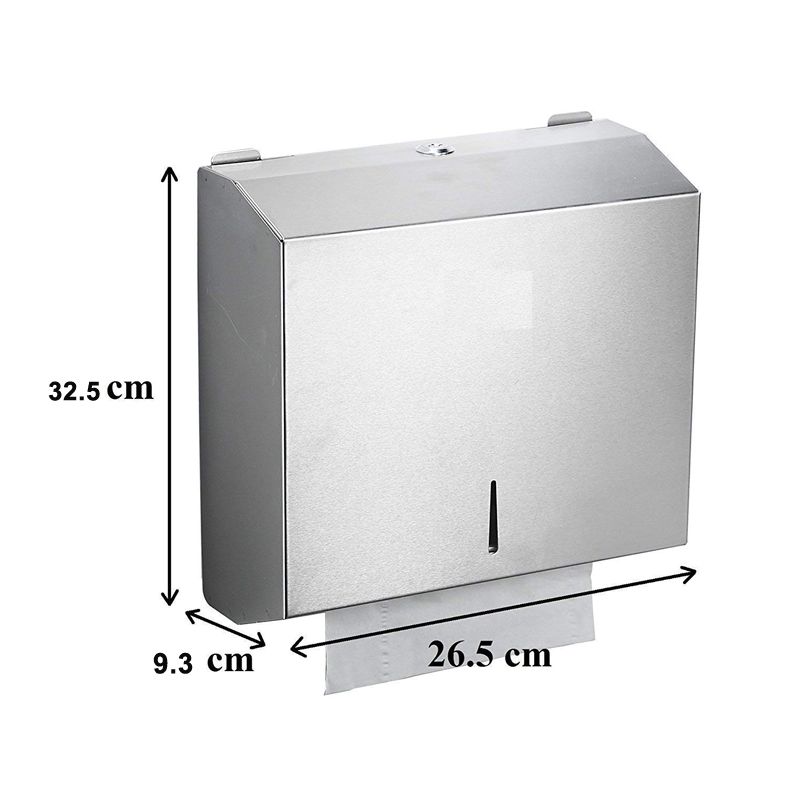 Stainless steel Toilet Paper Dispenser with Lock - Image 4