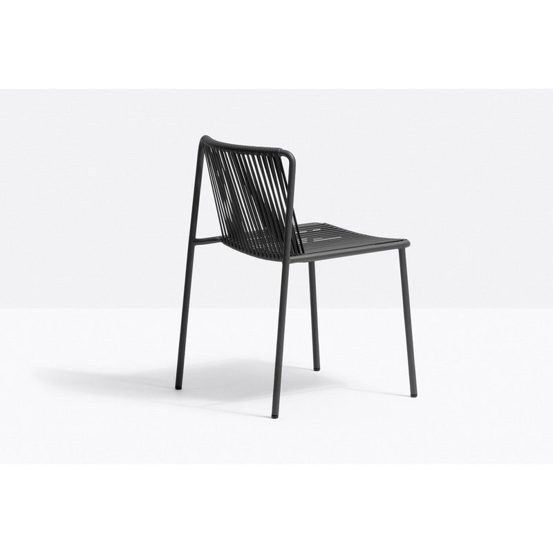 Tribeca Chair Woven Extruded Pvc With A Nylon Core-Grey - Image 2
