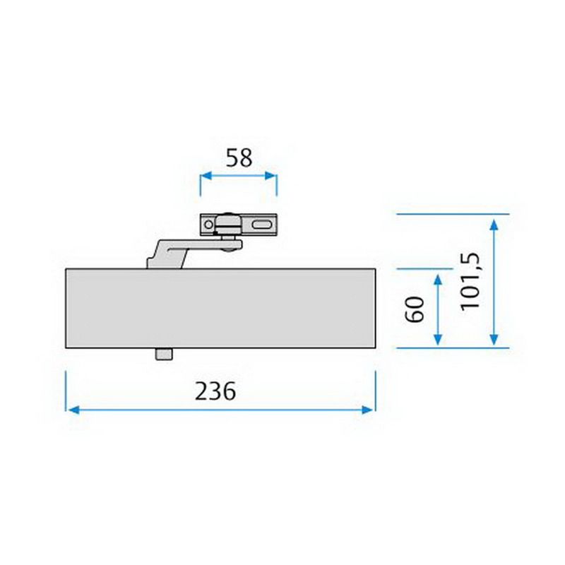 Door Closer Ct2800-Stainless Steel - Image 2