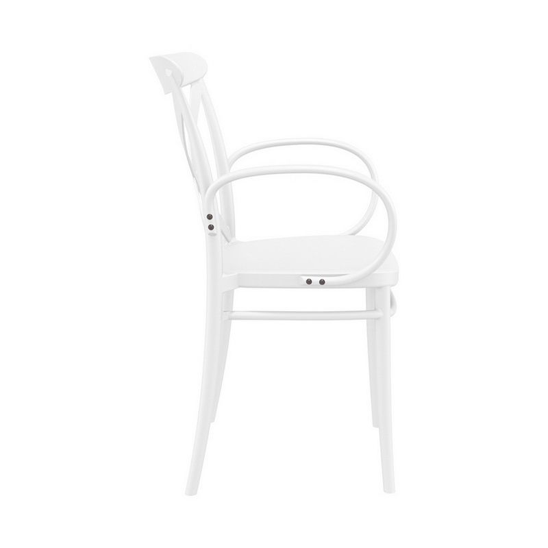 Siesta - Cross XL Armchair for indoor and outdoor, White - Image 2