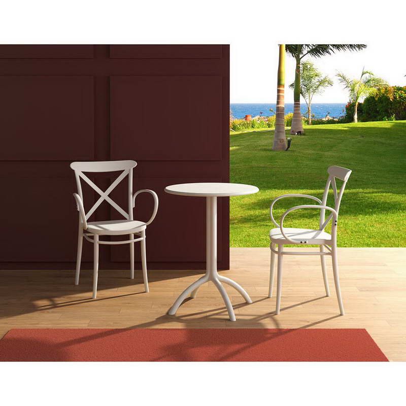 Siesta - Cross XL Armchair for indoor and outdoor, White - Image 3
