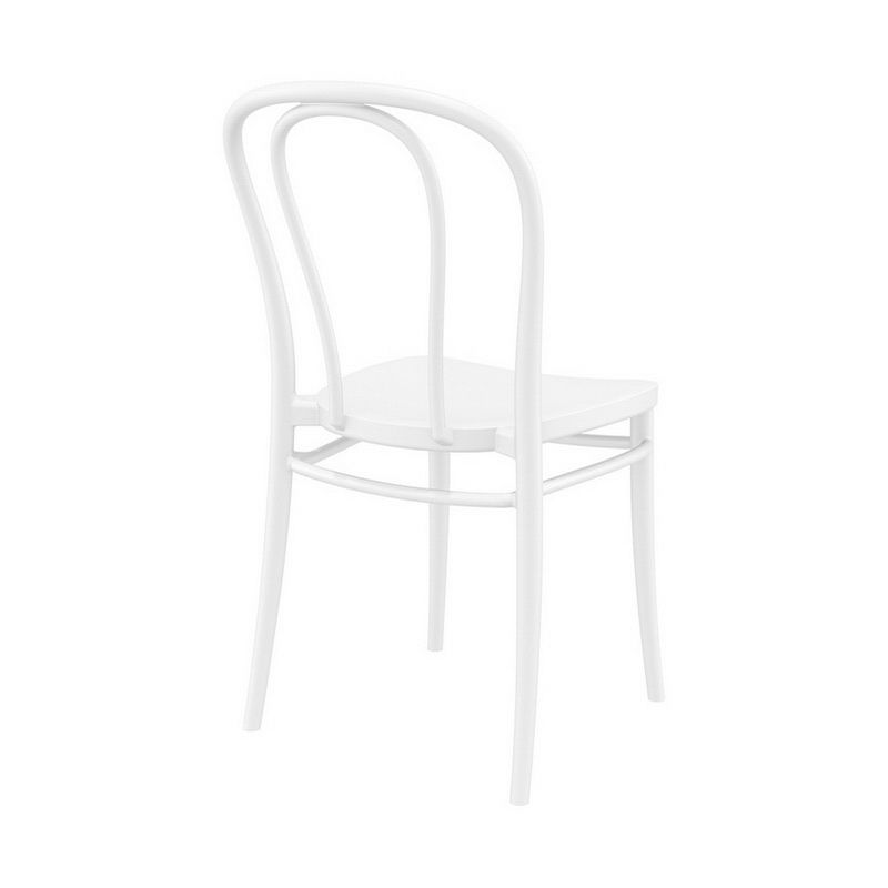 Plastic Chair, White - Image 2