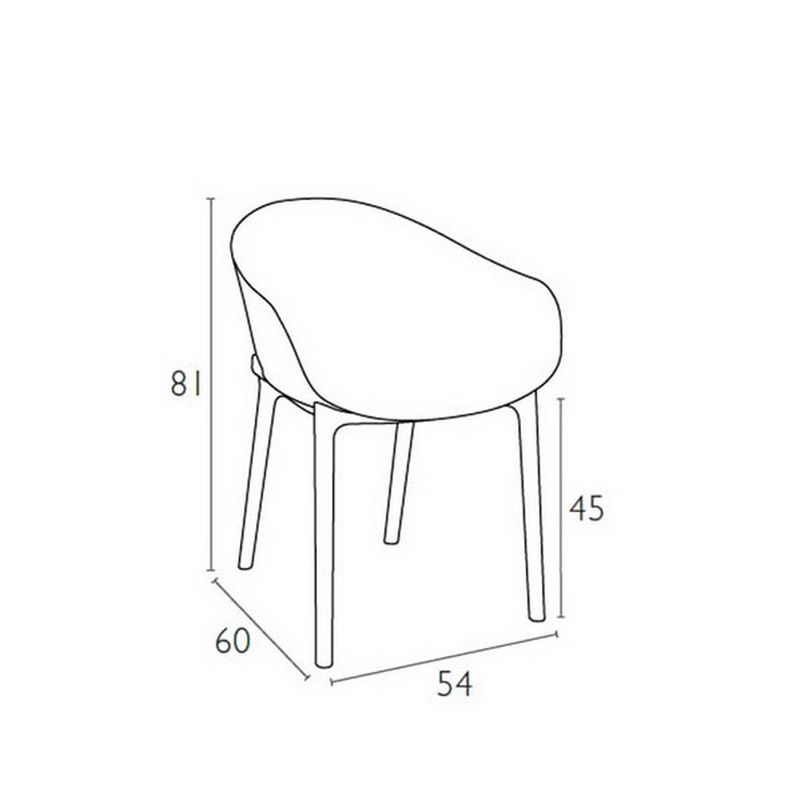 Taupe Sky Arm Chair - Image 2