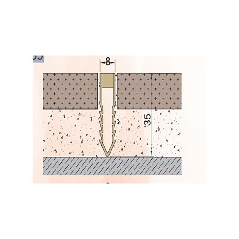 Pvc Movement Control Joints Beige Color 8Mm L:2.50Mt - Image 2