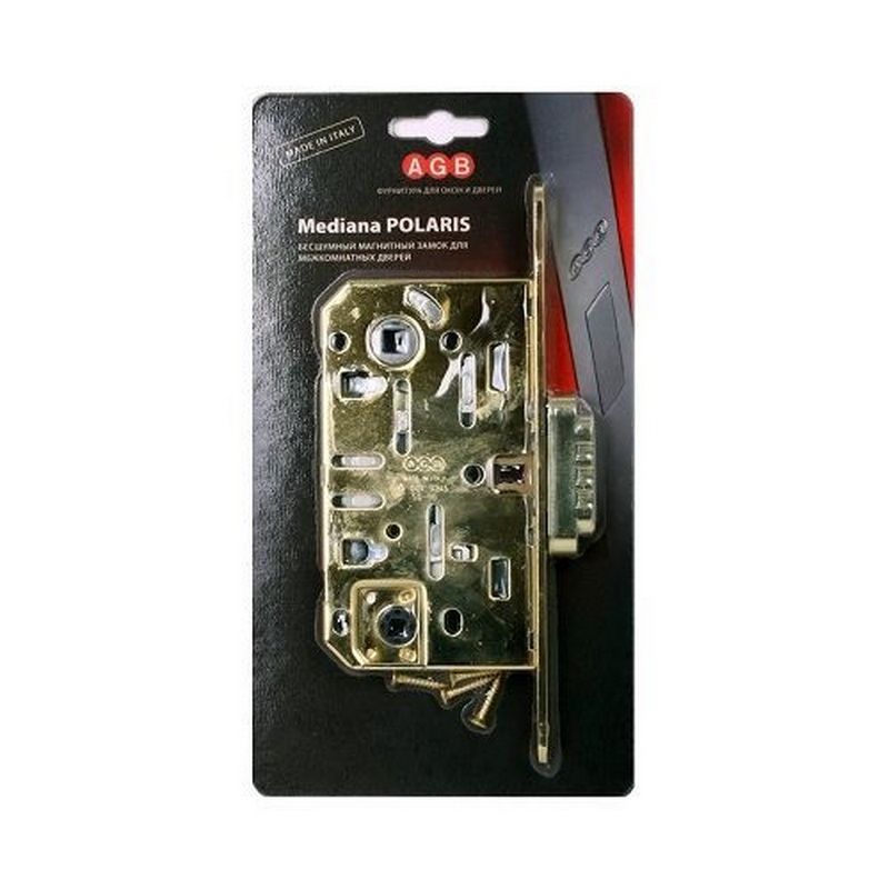 Interior Lock Agb Wc Mediana Polaris-Brass - Image 2