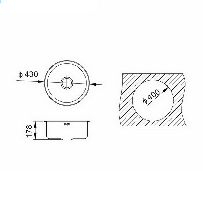 Stainless Steel Kitchen Sink Single Bowl - Image 2