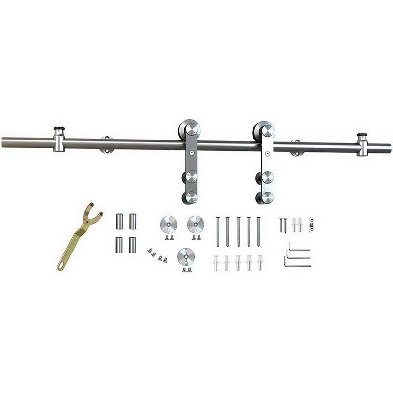 Stainless Steel Sliding Door Hardware For Wooden Doors-150Kg - Image 2