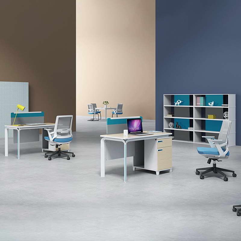 Office Furniture 1 Staff Workstation, White , Right - Image 2