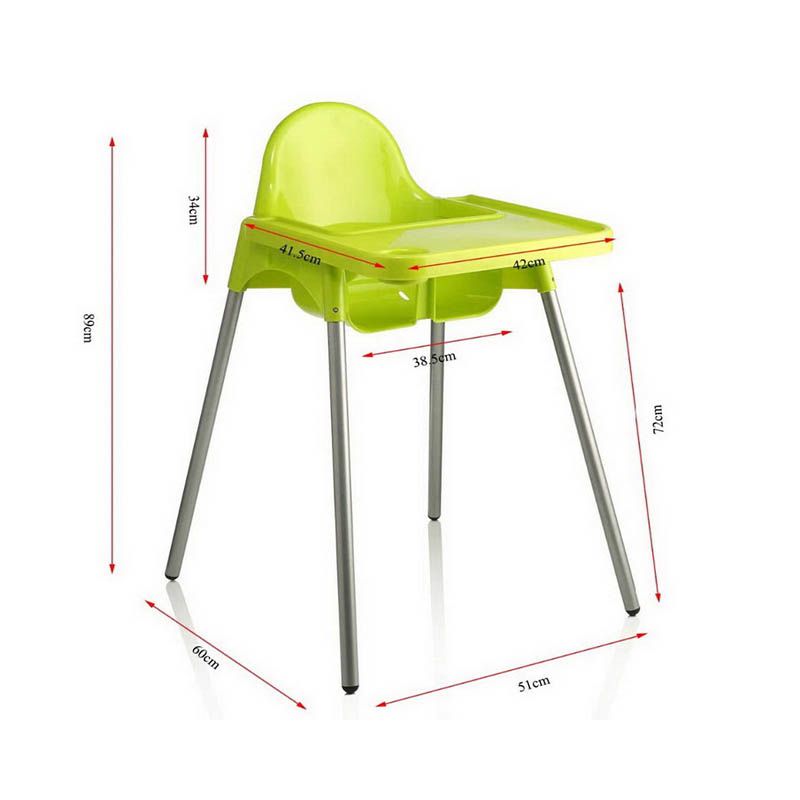 Baby High Chair Green - Image 2