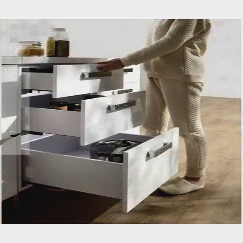 Apex Slim Drawer Kit Package H9 X D45 Cm Charcoal Grey - Image 2
