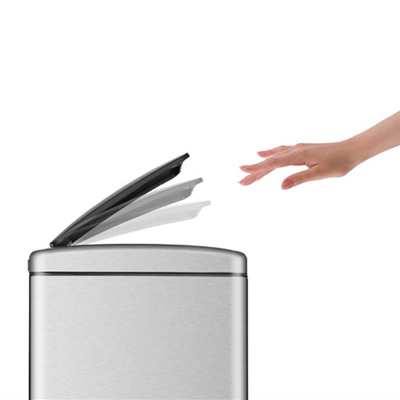Sensor Dustbin Stainless Steel 8L - Silver - Image 2