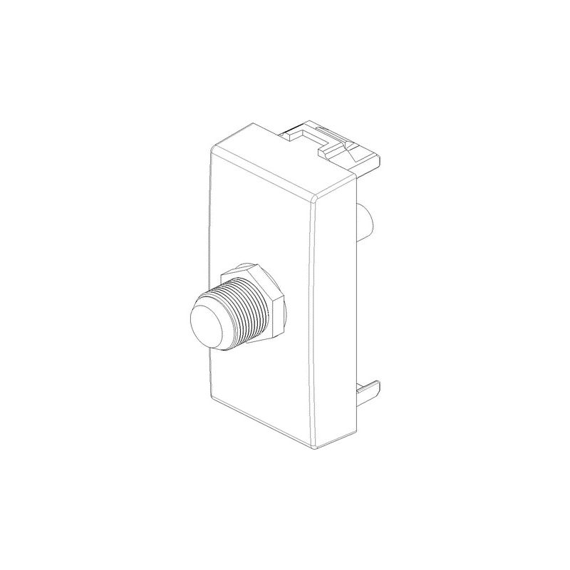 Neve Up Satellite Socket Outlet Connector Carbon Matt - Image 2