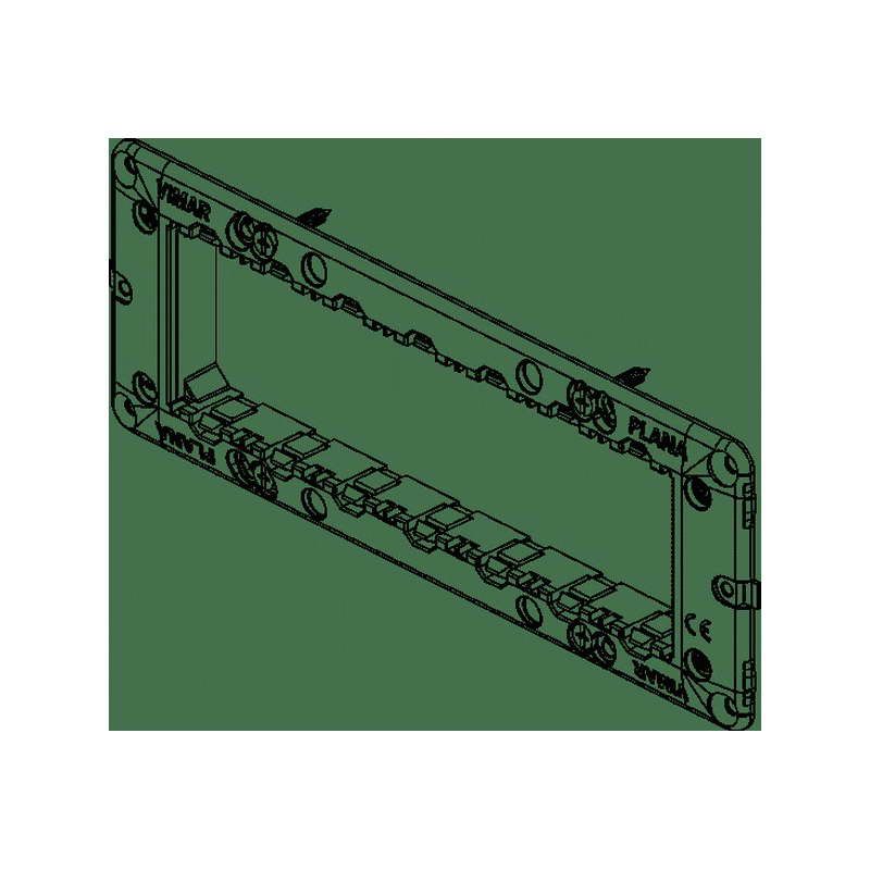 Plana 7-Module Mounting Frame For 7-Module Mounting Boxes - Image 2