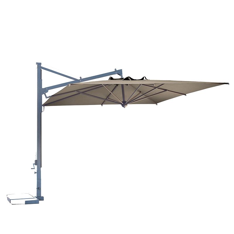 Galileo dark Umbrella 3M with retractable opening and closing system, Black X Biege - Image 2
