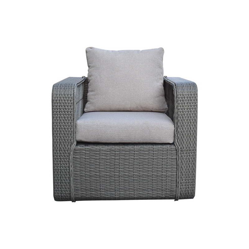 Outdoor Porto Sofa Set, Grey X Beige - Image 2
