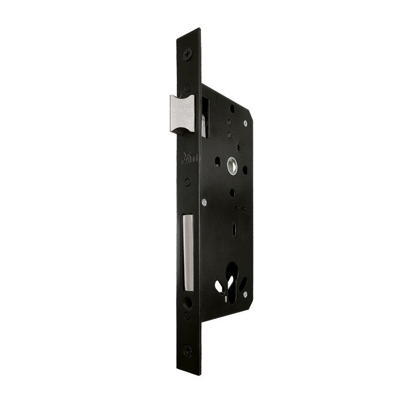 AFM Mortise External lock for wooden door, 2 Throws, 45*85 mm, 54 mm Deadbolt,without cylinder, Black - Image 2