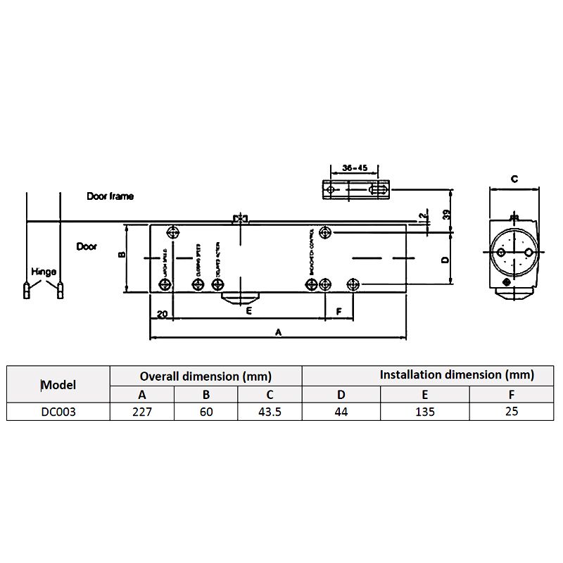 Door Closer 120Kg, Standard Arm With Stainless Steel 304 Cover, Delay Action, Fire Rated - Image 3