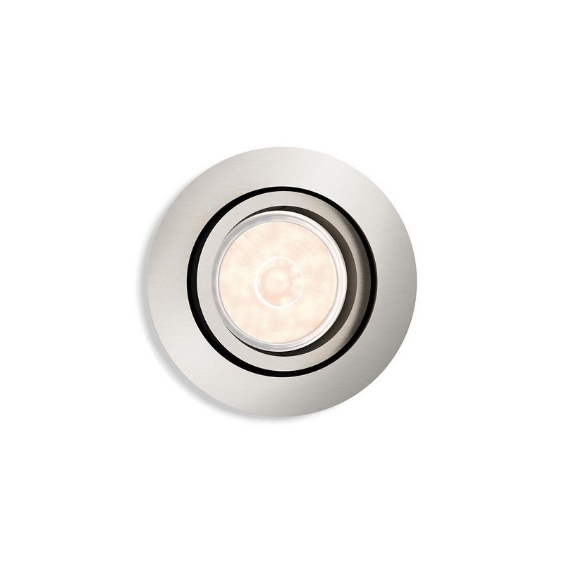 Philips LED Recessed spot light housing GU10, matt chrome - Image 2