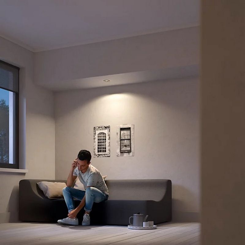 Philips LED Recessed spot light housing GU10, matt chrome - Image 5