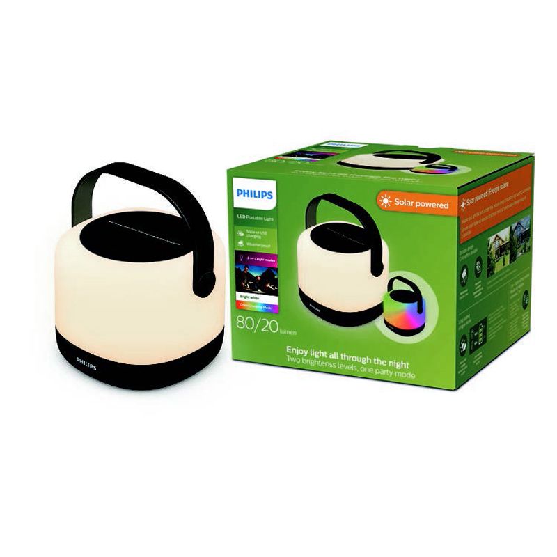 Philips Alula Portable Light 1.2W Outdoor luminaires 3000K, RGB Colors & Water Resistant - Image 4