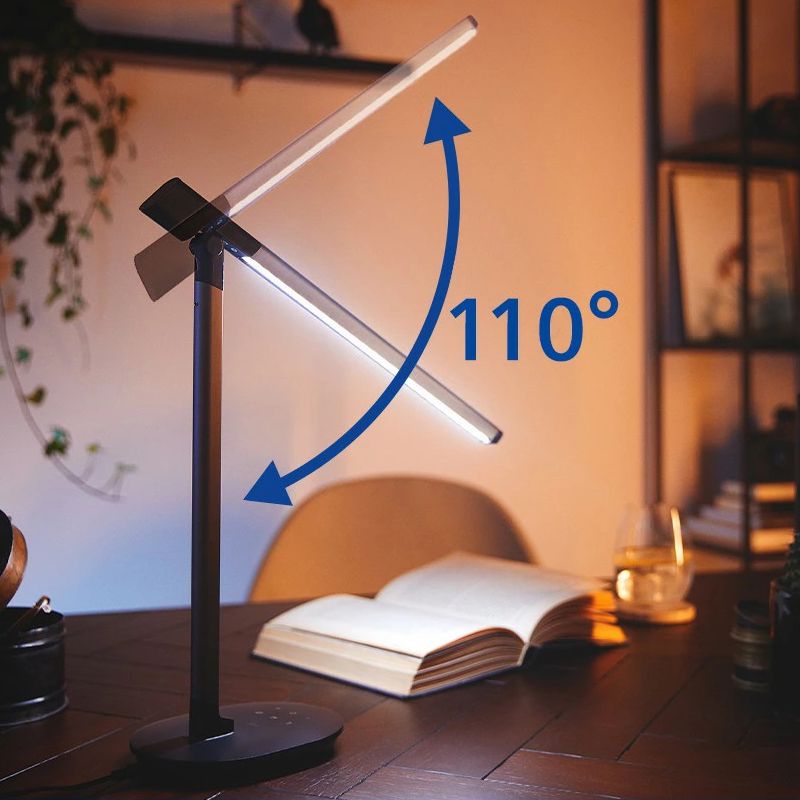 Philips - Sword Desk Light 450Lm 12W Dimmable 6500/4000/2700K, Dark Grey - Image 4