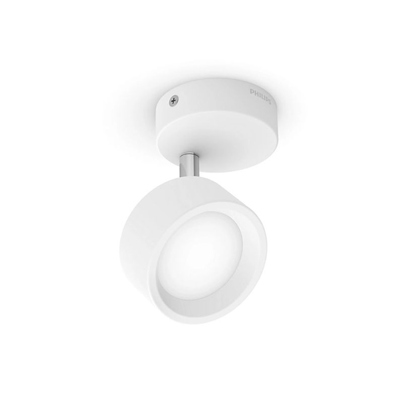Philips - Bracia Ceiling/Wall Spotlight 1*5.5W warm white 2700K, ClickFix, White - Image 2