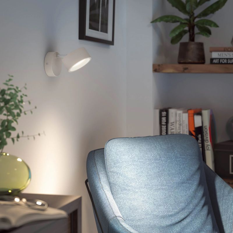 Philips - Bracia Ceiling/Wall Spotlight 1*5.5W warm white 2700K, ClickFix, White - Image 4