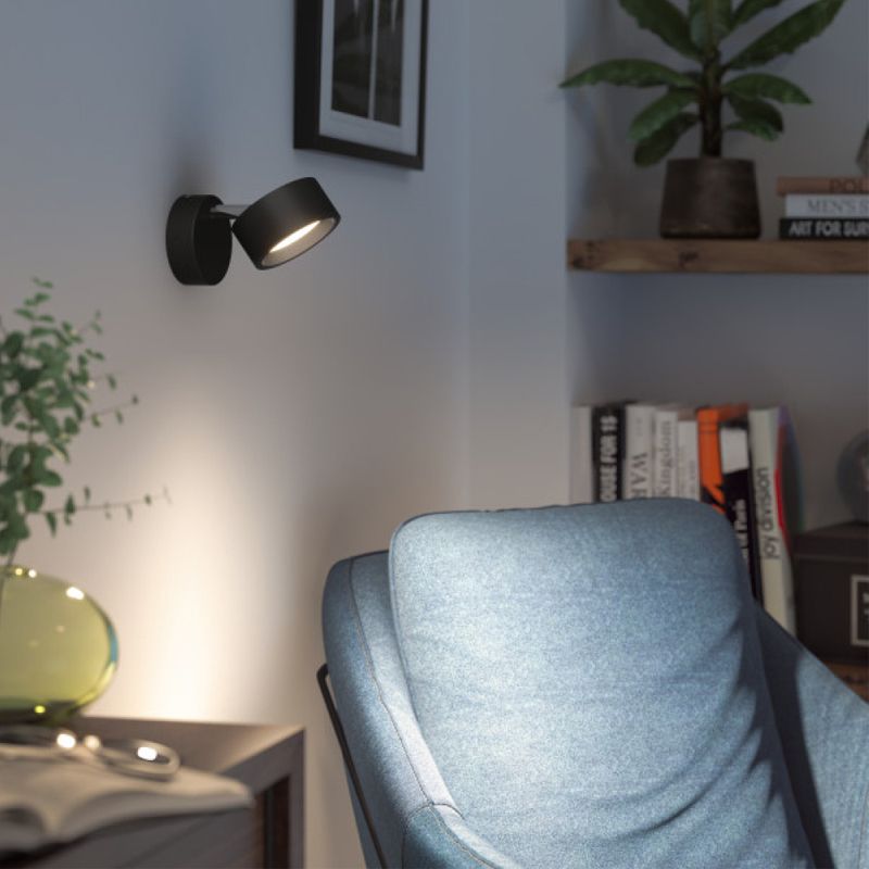Philips - Bracia Ceiling/Wall Spotlight 1*5.5W warm white 2700K, ClickFix, Black - Image 3