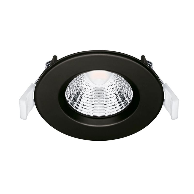 Philips Recessed spot light set 7cm 5.5W warm 350 LM - 3pcs, Black- IP65 - Image 4