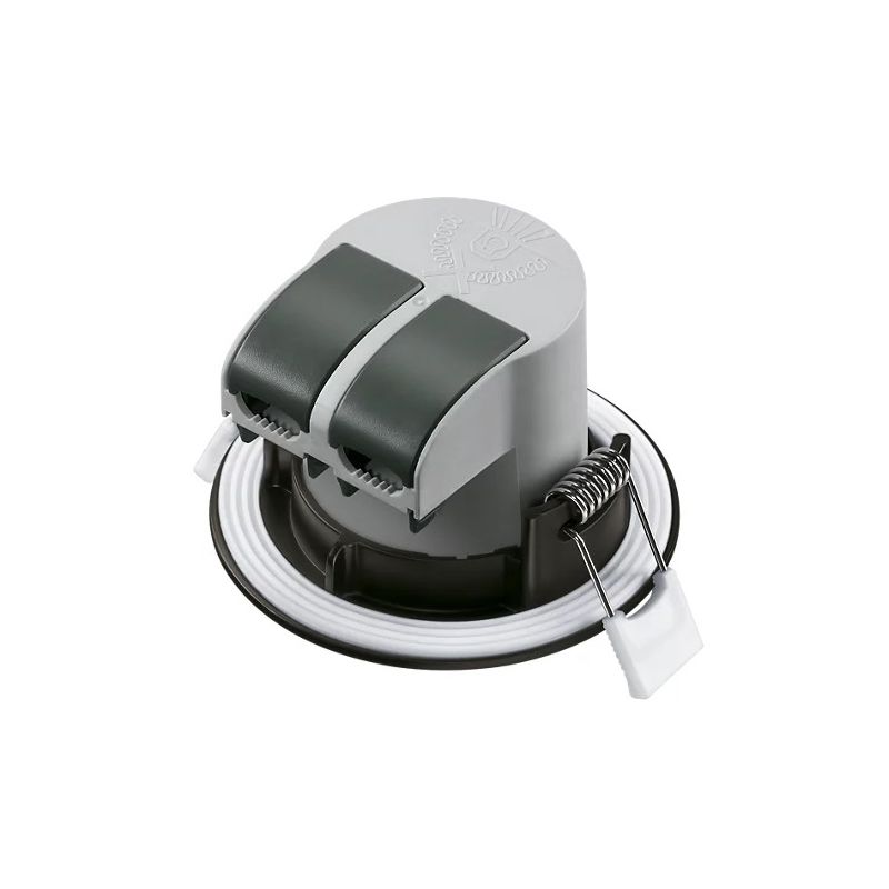 Philips Recessed spot light set 7cm 5.5W warm 350 LM - 3pcs, Black- IP65 - Image 3