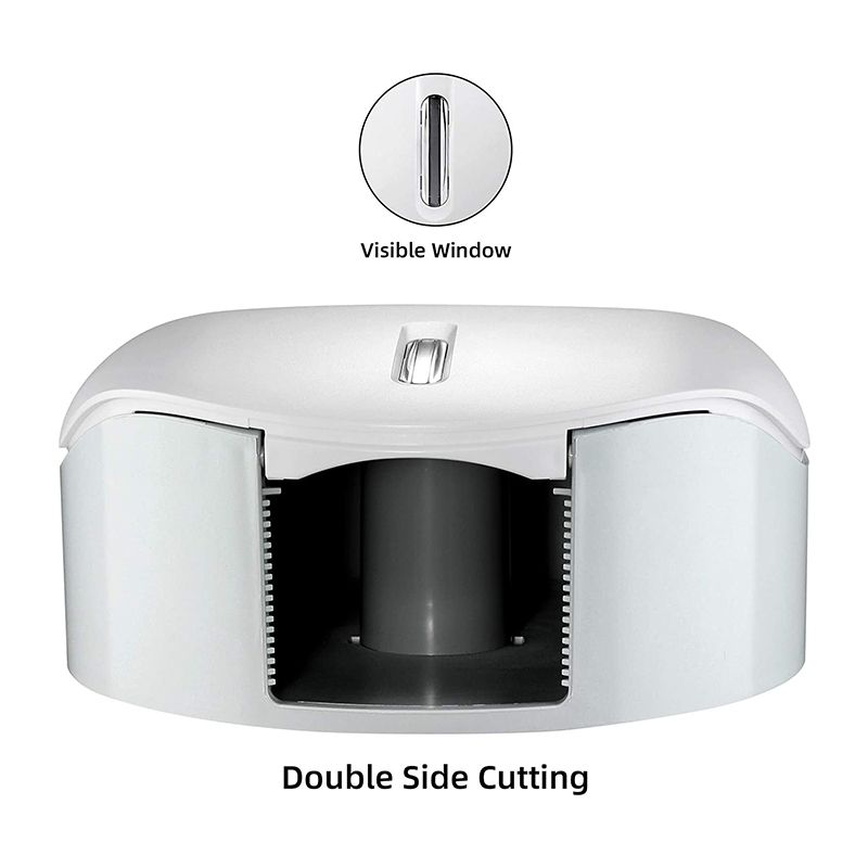 Toilet Paper Towel Dispenser Wall Mounted Jumbo Roll, White - Image 4