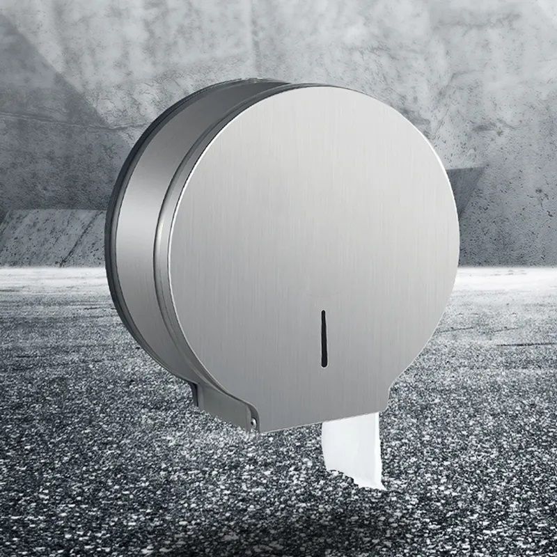 Stainless Steel Bathroom Roll Toilet Paper Dispenser - Image 2