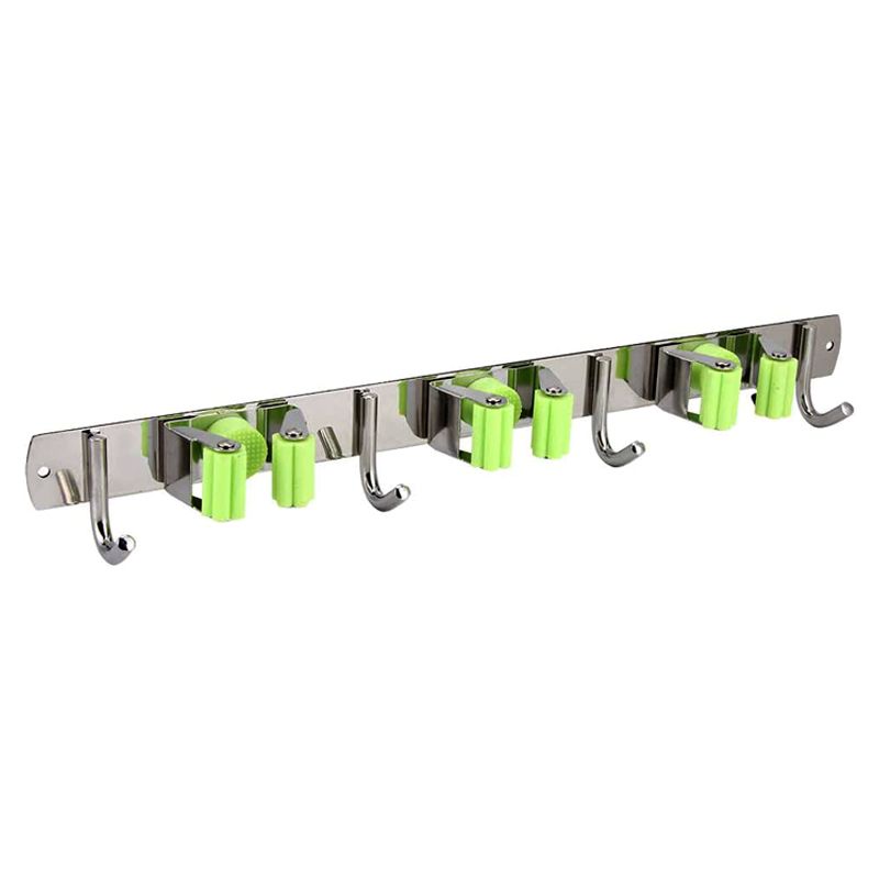 Stainless Steel Mop Organizer With Holder 38cm, Wall mount - Image 3