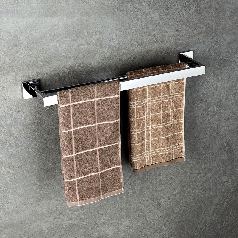 TYKER Stainless Steel Double Towel Bar 60cm mirror finish - Image 3