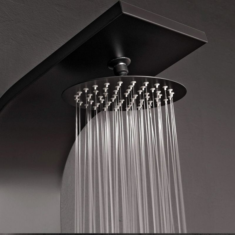 Gravity - Multifunction Stainless Steel Shower Panel System With Adjustable Rainfall Shower Head And Handheld Shower head in matt black - Image 7