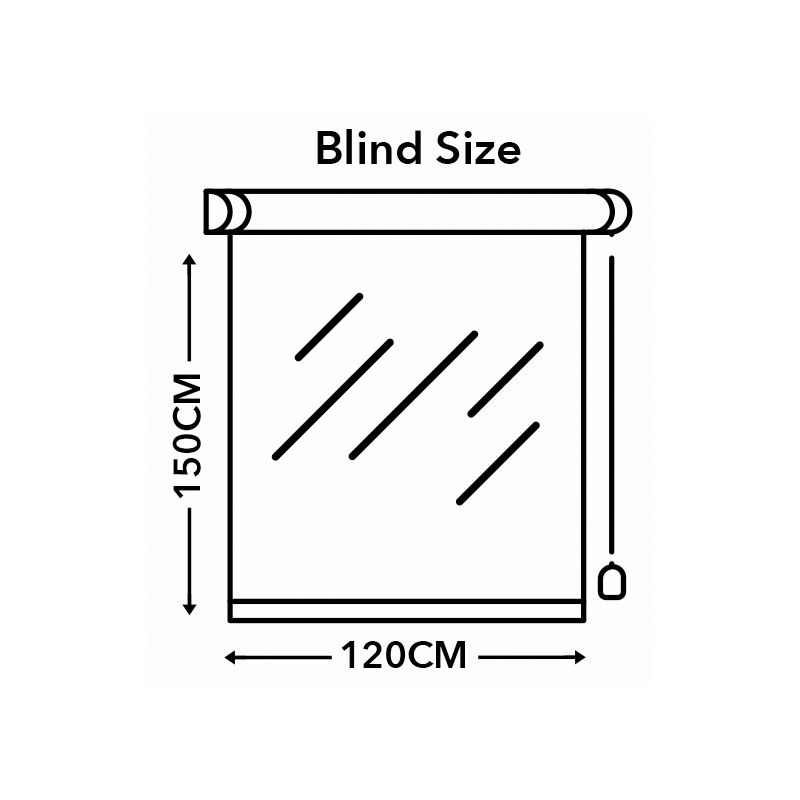 Sunscreen Roller Blind 120X150 cm, Light grey - Image 4