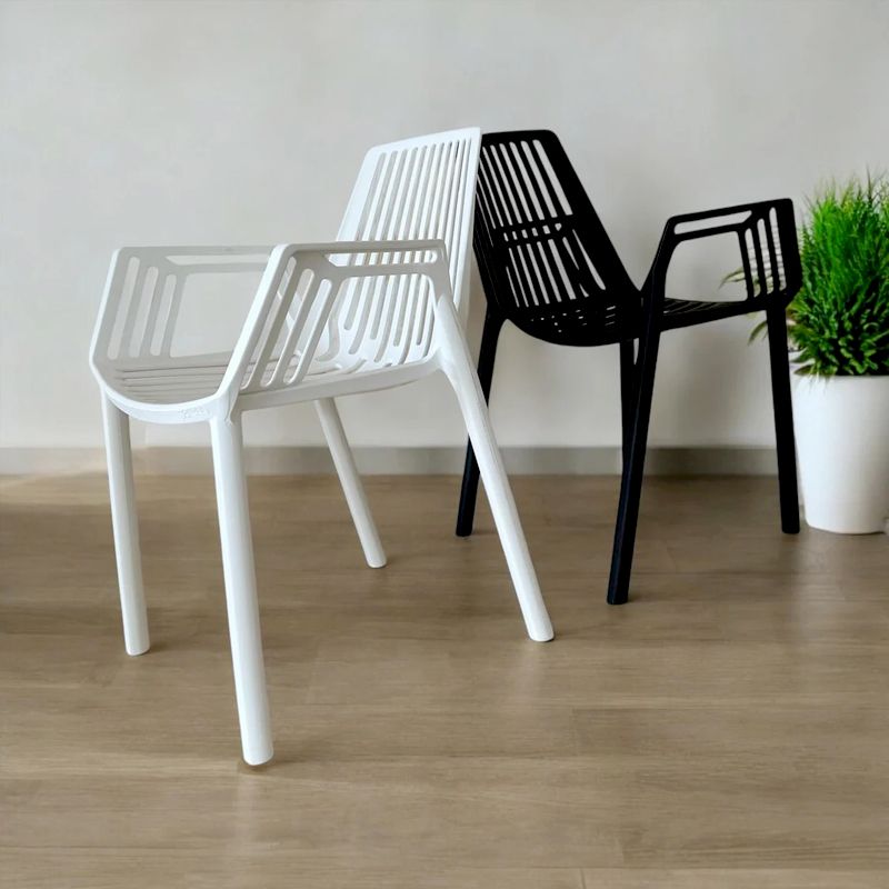 SERENO The Line outdoor armchair White - Image 2