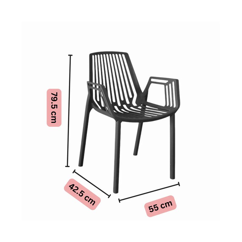 SERENO The Line outdoor armchair White - Image 4