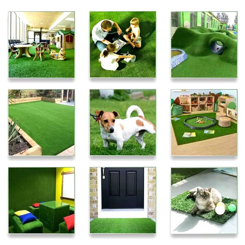 Artificial grass realistic for indoor & outdoor use Pile height 50 mm, stitches 16, width 4m - Image 7