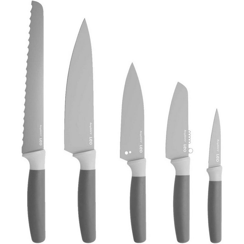 Leo - 6Pcs Stainless Steel Knives With Stand - Image 2