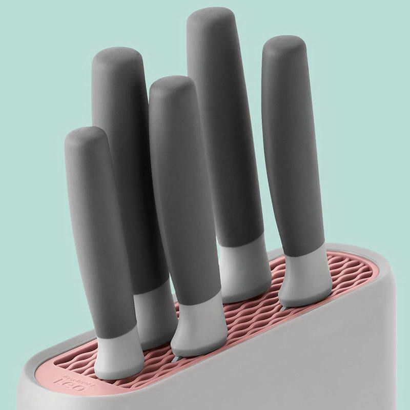 Leo - 6Pcs Stainless Steel Knives With Stand - Image 3