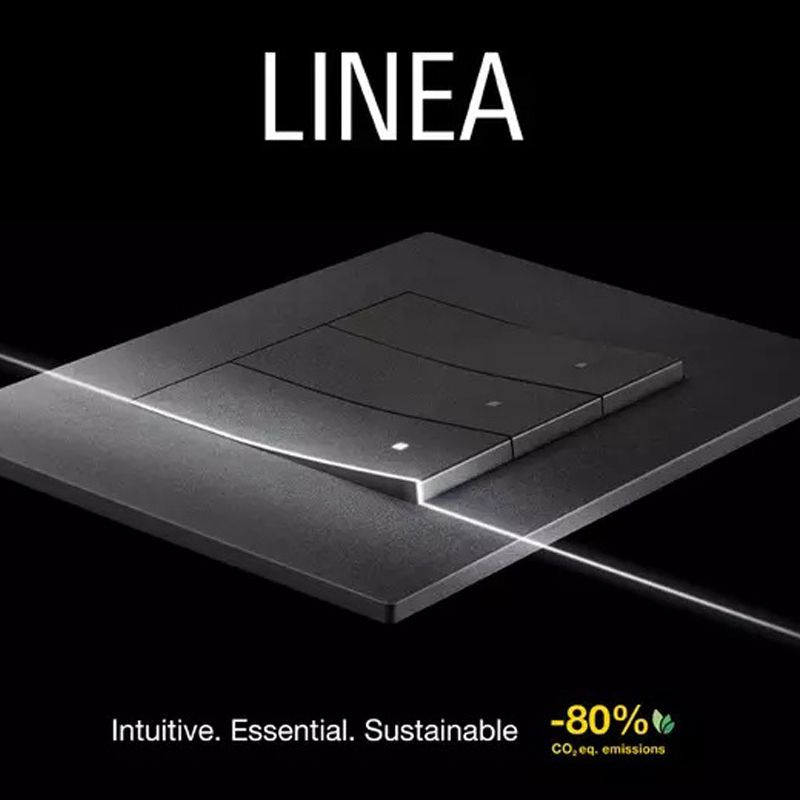 Vimar - LINEA 1P 10AX revers.switch 2M in-line Black - Image 5