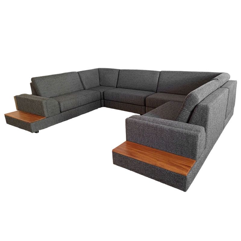 Corner with two backs-Gray - Image 4