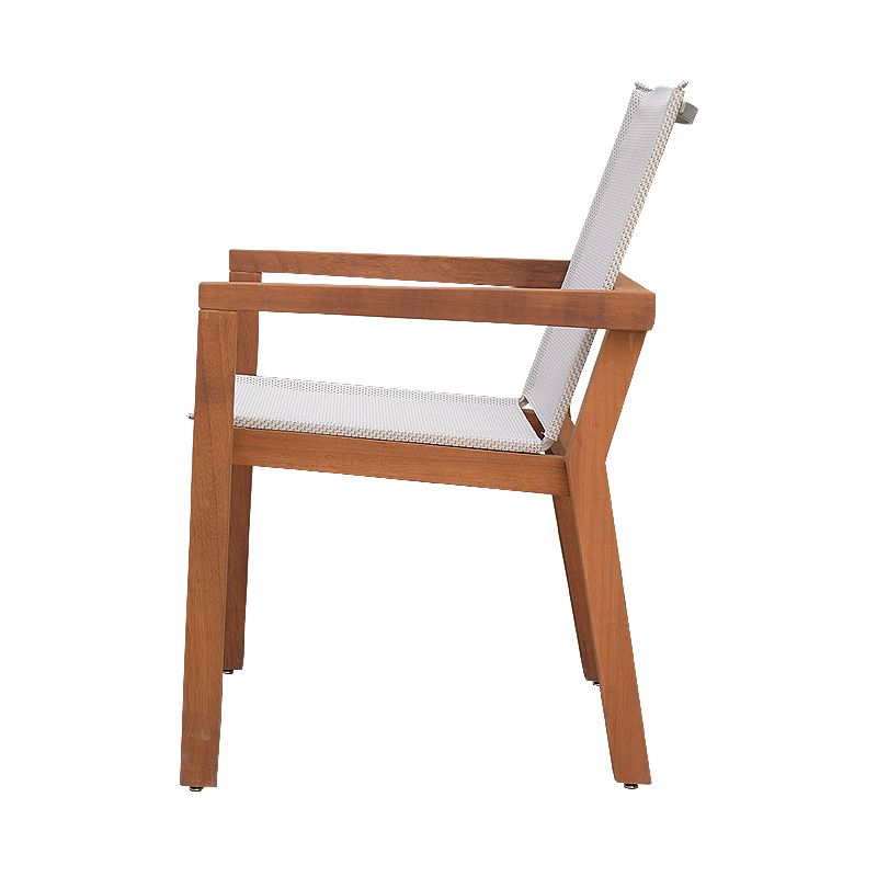 Outdoor Forbin Dining Chair, Beige - Image 4